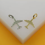 18K Gold Filled Airplane Pendant (A73)