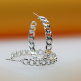 18K Gold Filled Braided Open Hoops (K185)