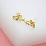 18K Gold Filled Love Stub Earrings