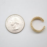 Gold Filled Beaded Ear Cuff and Wrap Earrings (J186)