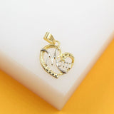 18K Gold Filled Love Mom Pendant (A87)