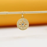18K Gold Filled CZ North Star Pendant