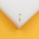 18K Gold Filled Lightning Bolt Pendant Charm