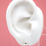 18K Gold Filled Tiny, Small Ball Stud Earrings (L140)(L145)
