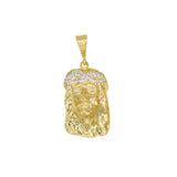 Gold Filled Jesus Face Pendant - Elegant Design