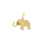 CZ Elephant Pendant