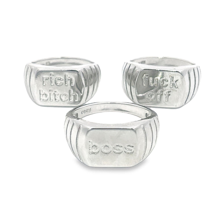 Boss Bitch Ring