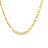 Twisted Starburst Chain Necklace (H199A)