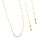 Cable Link Chain Necklace (H203)