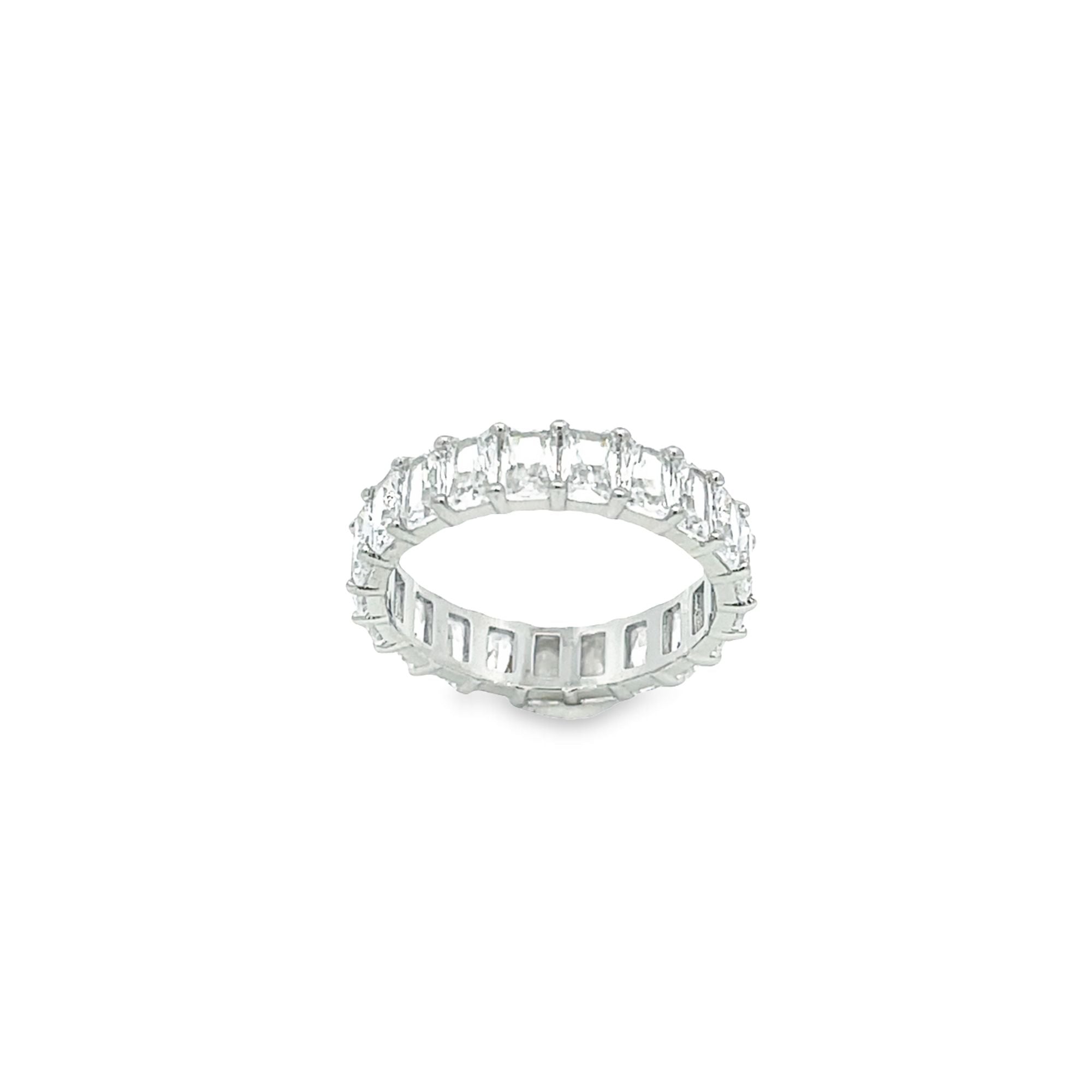 Baguette CZ Stones Ring (D55)