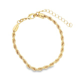 4mm Rope Chain Bracelet (I41)