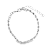 4mm Rope Chain Bracelet (I41)