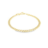 4mm Double Cuban Link Chain Bracelet (I271)