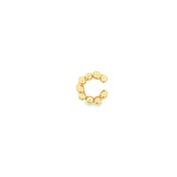 3mm Gold Beaded Cuff Earrings (K268)