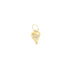 A delicate gold heart pendant features a sparkly diamond-studded cross in the center.