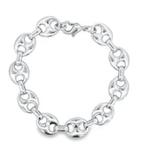 11mm Thick Chunky Gucci Mariner Link Chain Bracelet (I320)