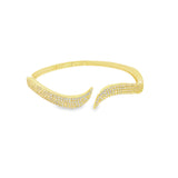 Full CZ Stone Paved Bangle Bracelet (B86)