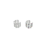 CZ Clear and Multicolor Ear Cuffs