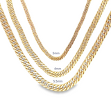 Double Cuban Link Anklet (E66/E67/E68)