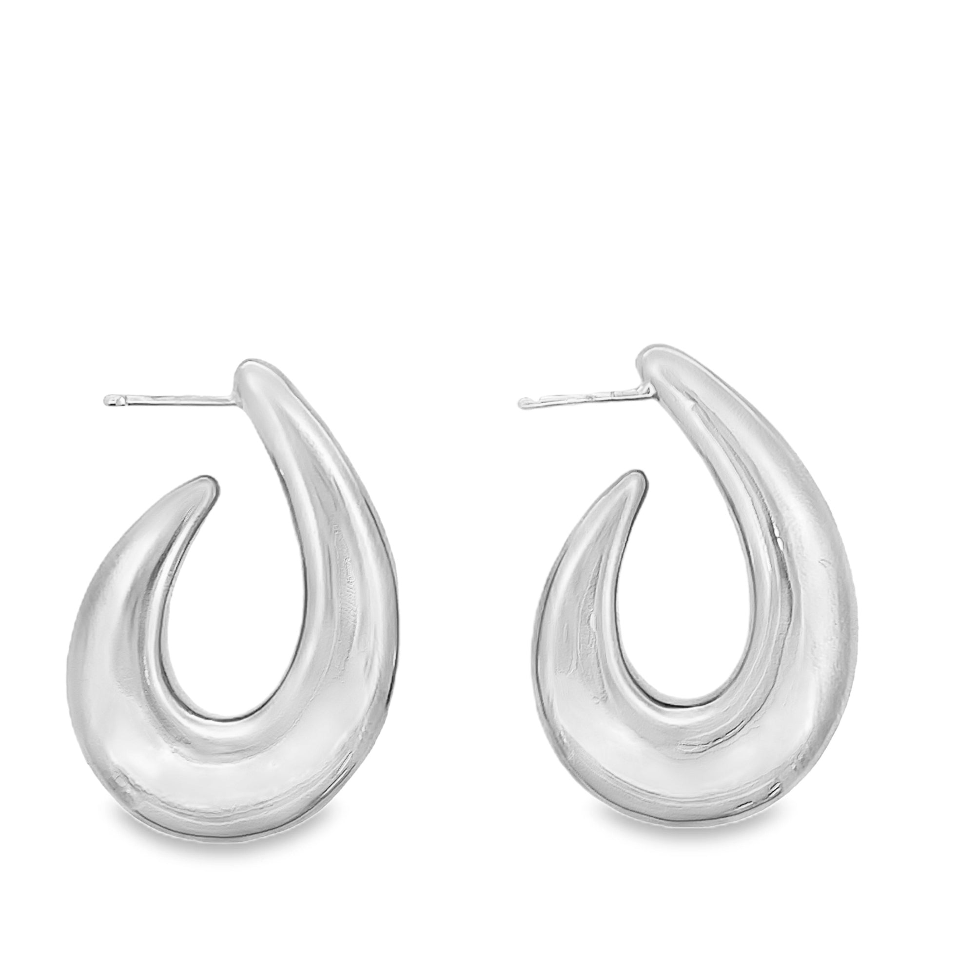 High End Collection Curved Chubby Hook Hoops (L541A)