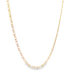 2mm Flat Dainty Delicate Figaro Chain (F53)