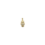 18K Gold Filled Owl Pendant