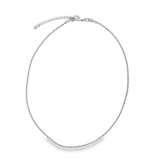 Thin 1mm Rope Chain Necklace (H245)