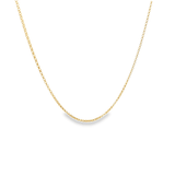 Thin 1mm Rolo Chain Necklace (H247)