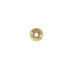 A gold-toned metal charm features an engraved motivational message "BE STRONG BE BRAVE" surrounding a central pentagonal cutout.