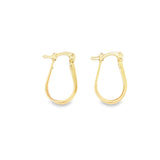 18K Gold Filled Triple Strand Hoop Earrings (L437)