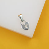 925 Sterling Silver Heart Lock Pendant