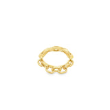 Thick Paperclip Link Ring (D12)