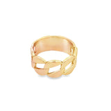 Smooth Part Cuban Link Chain Ring (D79)