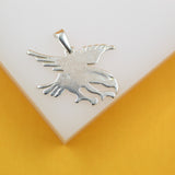 925 Sterling Silver Falcon Pendant