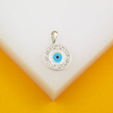 925 Sterling Silver Evil Eye Pendant