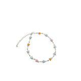 Multicolor Star CZ Stone Charm Necklace (G13/I150/E274)