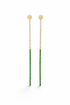 Elegant long tennis drop earrings with CZ stones and color detail. Lightweight dangle earrings perfect for special occasions or everyday glam.
