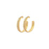 Two sparkling gold diamond hoop earrings display intricate pavé-set stones against a clean white background.