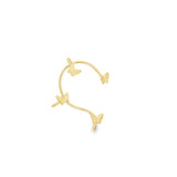 Dainty Butterfly Ear Piece Wrap Cuff (J159)