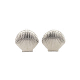 Clam Shell Push Back Earrings (L472A)