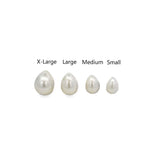 Pearl Teardrop Stud Earrings