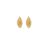 Textured French Clam Earrings