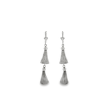 Dual Layered Tassel Earrings