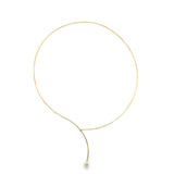 CZ Bezel Stone Wire Choker (F256A)