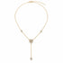 Shop the Heart Lariat Necklace featuring CZ pave heart details, a delicate chain, and an elegant Y-drop silhouette with a cascading heart accent.