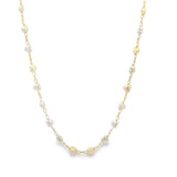 Tiny Heart Shaped Pearl Charm Link Anklet (H156/I516/E261)