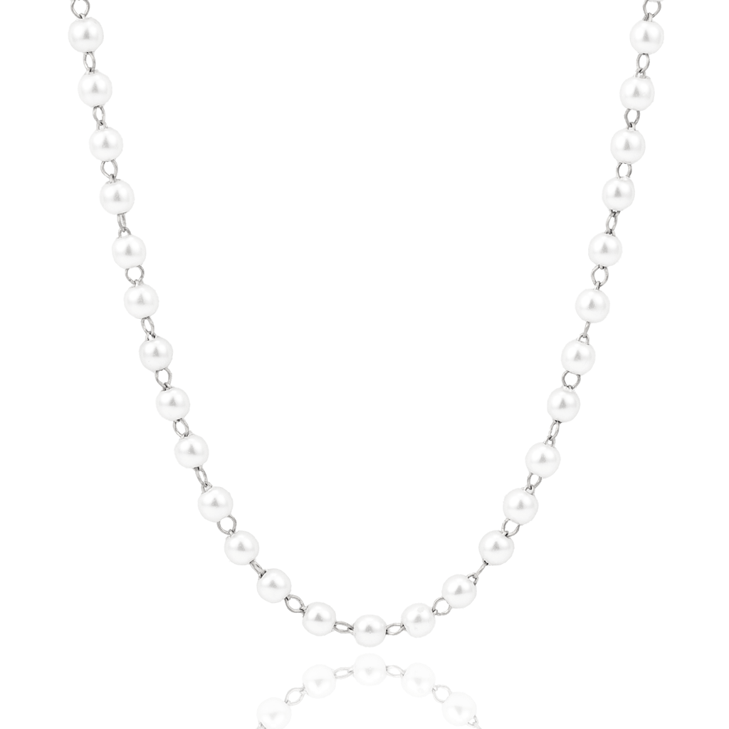 3mm Synthetic Pearl Necklace (F242/I107)