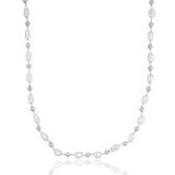 Abstract Pearl Bead Linked Bracelet (F267/I569)