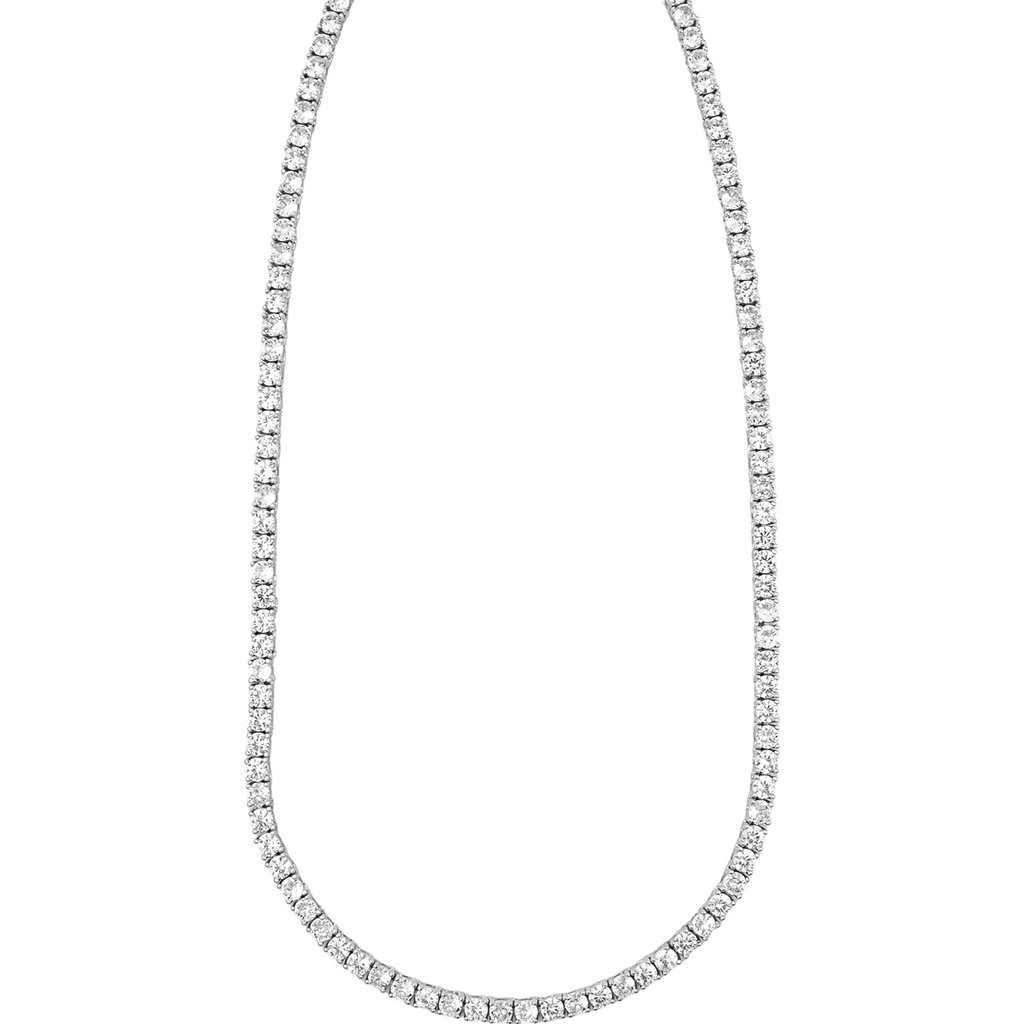 4mm CZ Tennis Necklace (I450/H101)