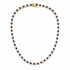 Elegant 3mm CZ tennis necklace with alternating colored and clear bezel stones. Available in gold filled and silver-tone finishes. Perfect for layering or everyday luxury styling.